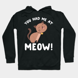 You had me at meow Hoodie